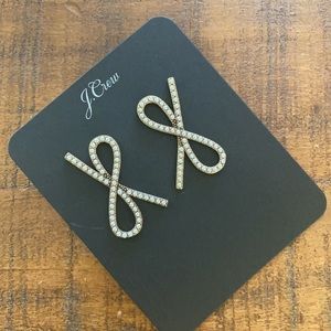J. Crew Les Pearl Bow Earrings